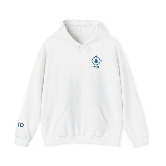 Type 1 Diabetes Unisex Heavy Blend™ Hooded Sweatshirt